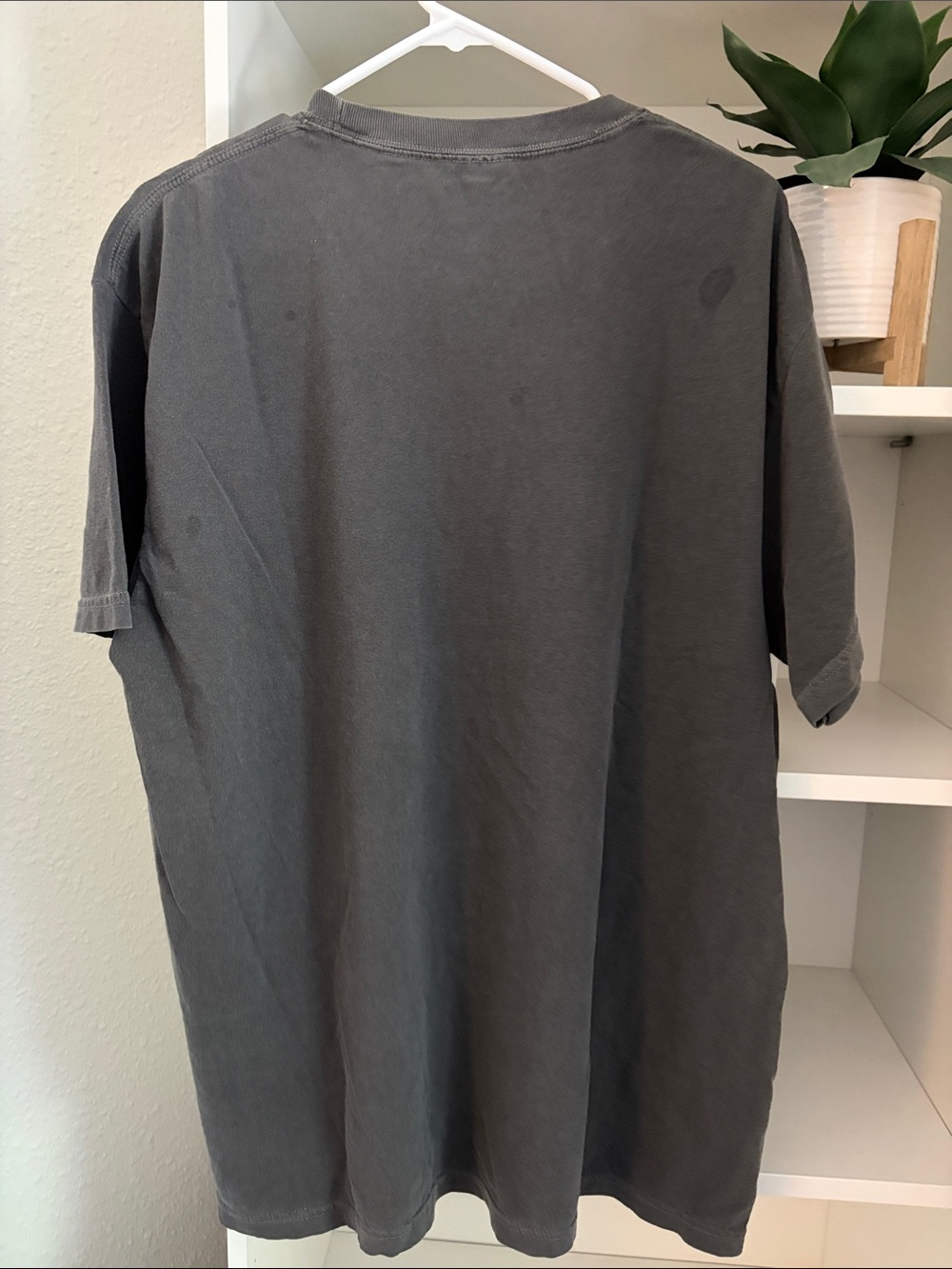 Charcoal Ghost Tee with Orange Accents -Size XL - Picture 3 of 3
